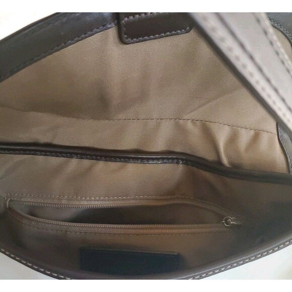 Coach F10909 Winter White Dk Brown Soho Leather Shoulder Bag & Wallet Set 2007 - Picture 9 of 16